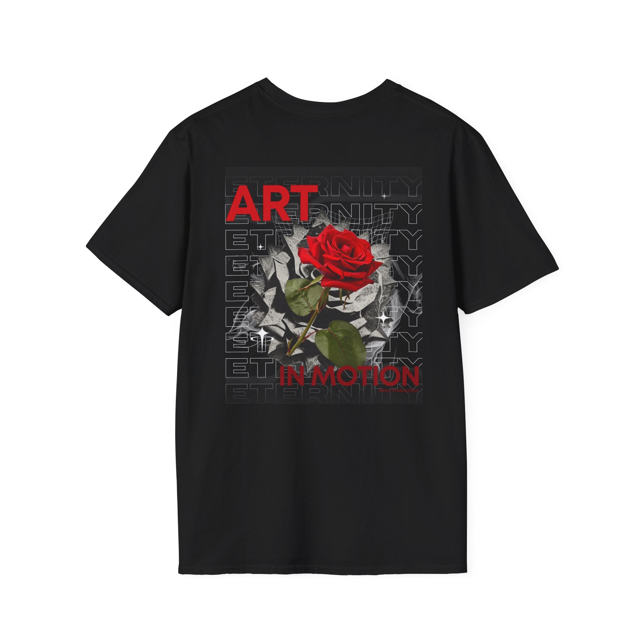 Art in Motion T-Shirt — Rose Graphic Tee