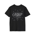 Real Over Perfect Graphic T-Shirt — Sparkle Typography Back Print