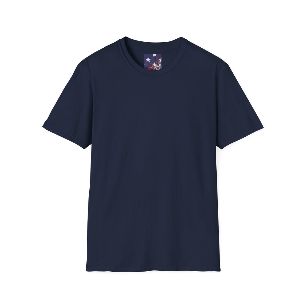Fourth of July Statue of Liberty T-Shirt – American Flag Fireworks Patriotic Tee