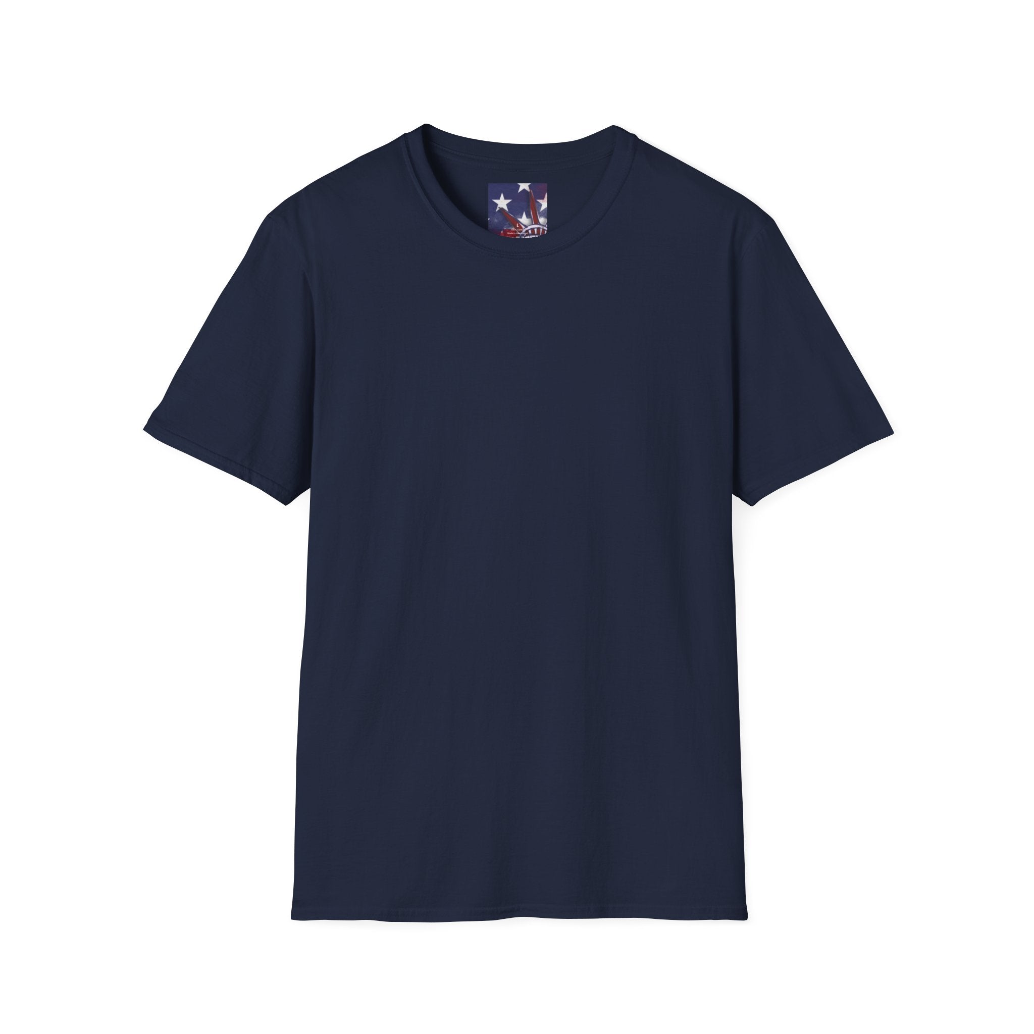 Fourth of July Statue of Liberty T-Shirt – American Flag Fireworks Patriotic Tee